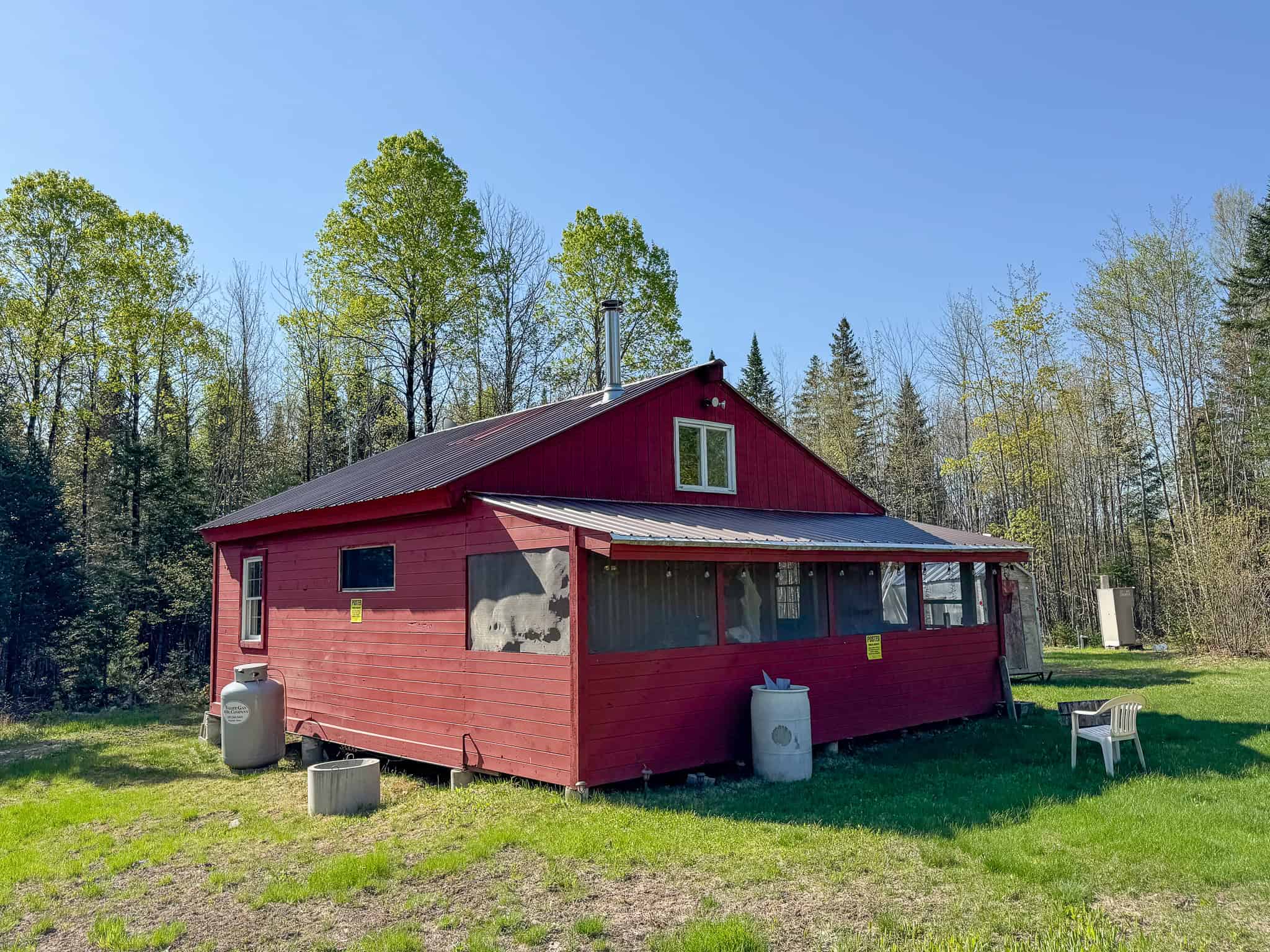 Escape to the Maine Woods – Off-Grid Getaway Cabin on 26± Acres