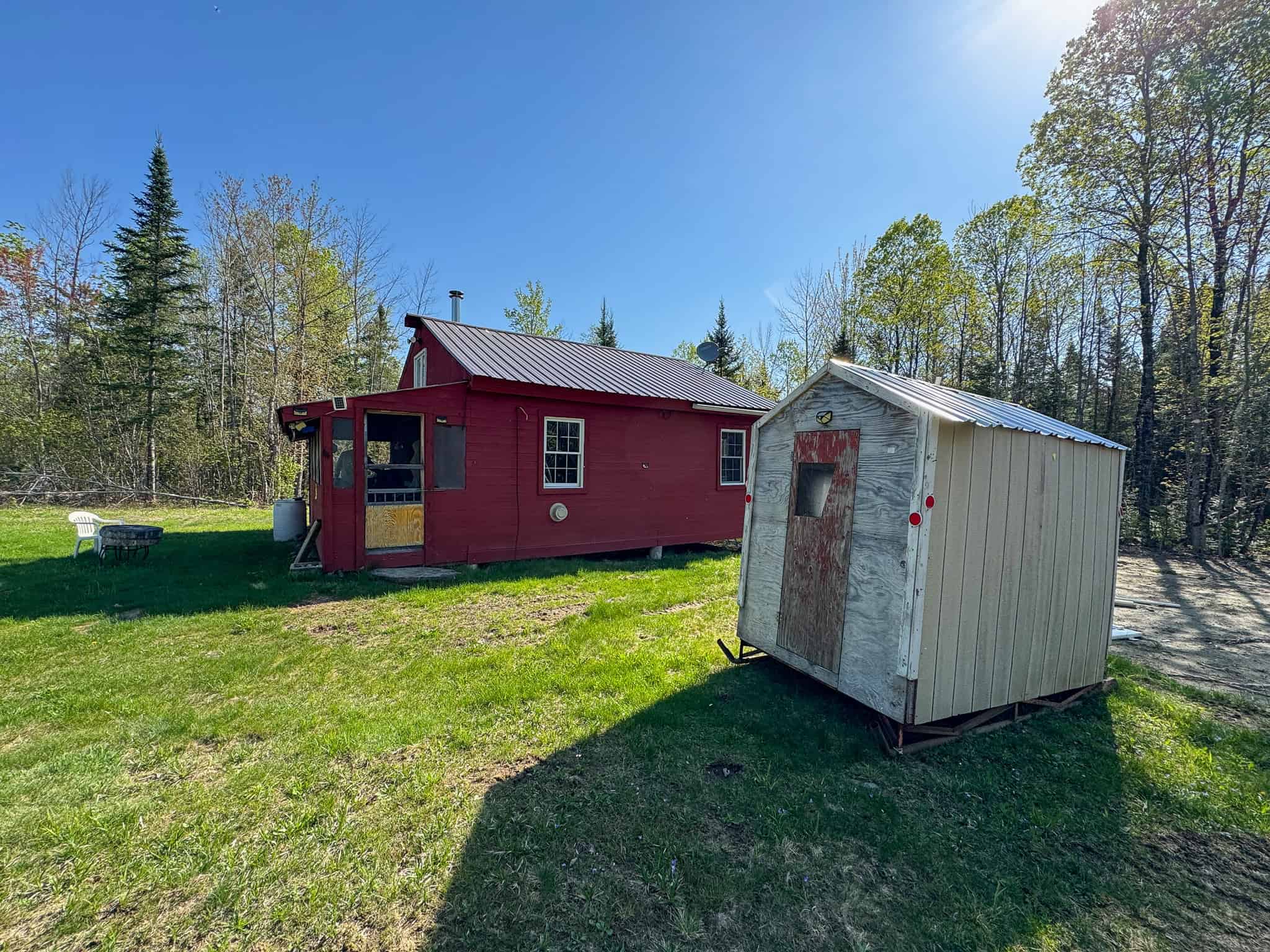 Escape to the Maine Woods – Off-Grid Getaway Cabin on 26± Acres