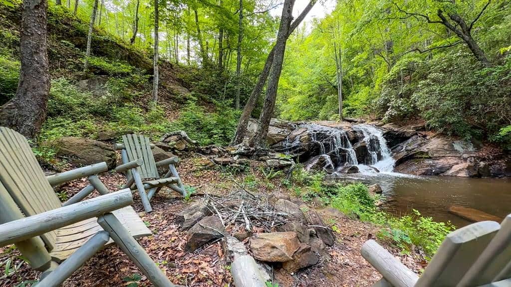 Historic Hunting Retreat with Private Waterfall and Cabin Lodge