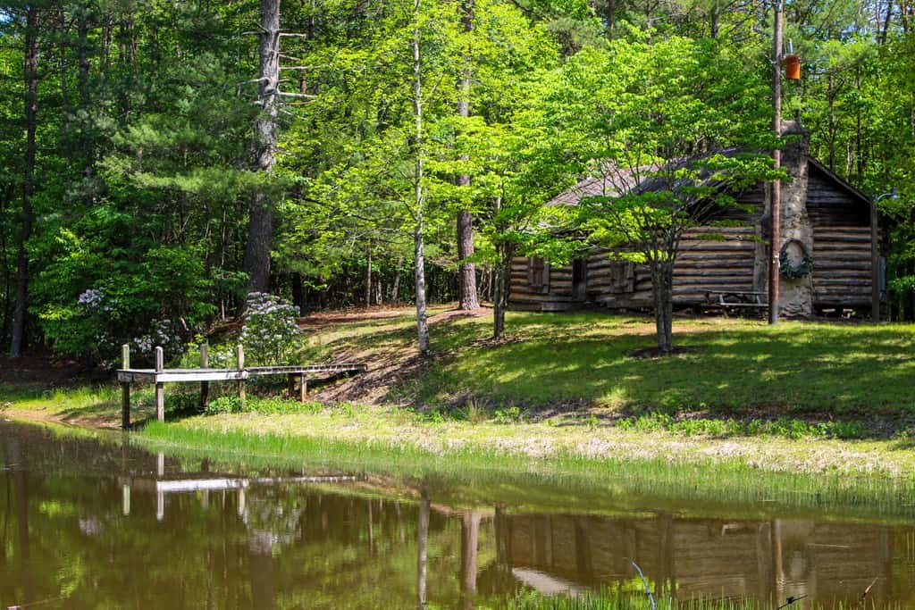 Historic Hunting Retreat with Private Waterfall and Cabin Lodge