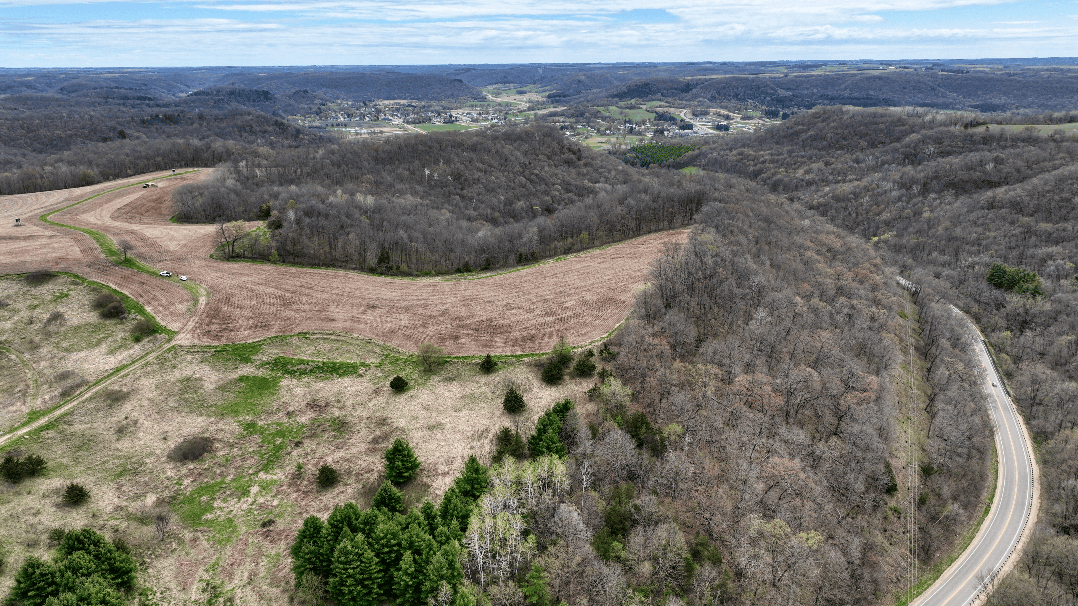 65-acre trophy whitetail and turkey hotspot
