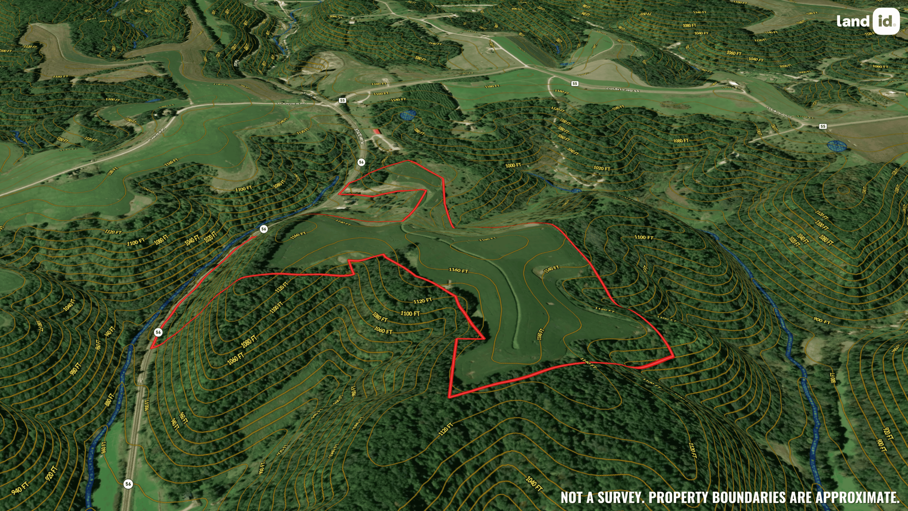 65-acre trophy whitetail and turkey hotspot