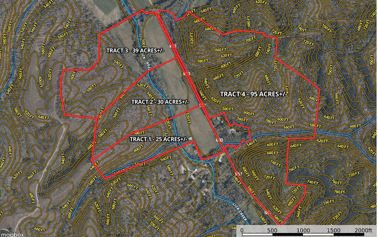 LAND FOR SALE IN TN, 39 AC+/-, CREEK, OPEN & WOODED, HUNTING