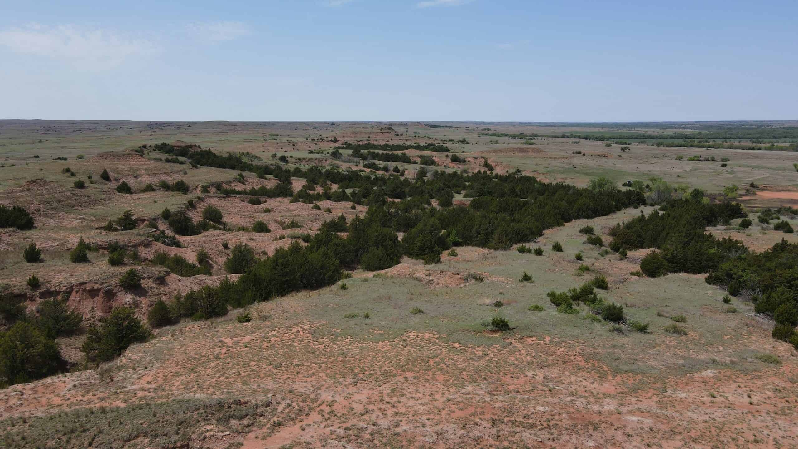 315± Acres | Barber County, KS | Trophy Whitetail Hunting | Red Hills Views