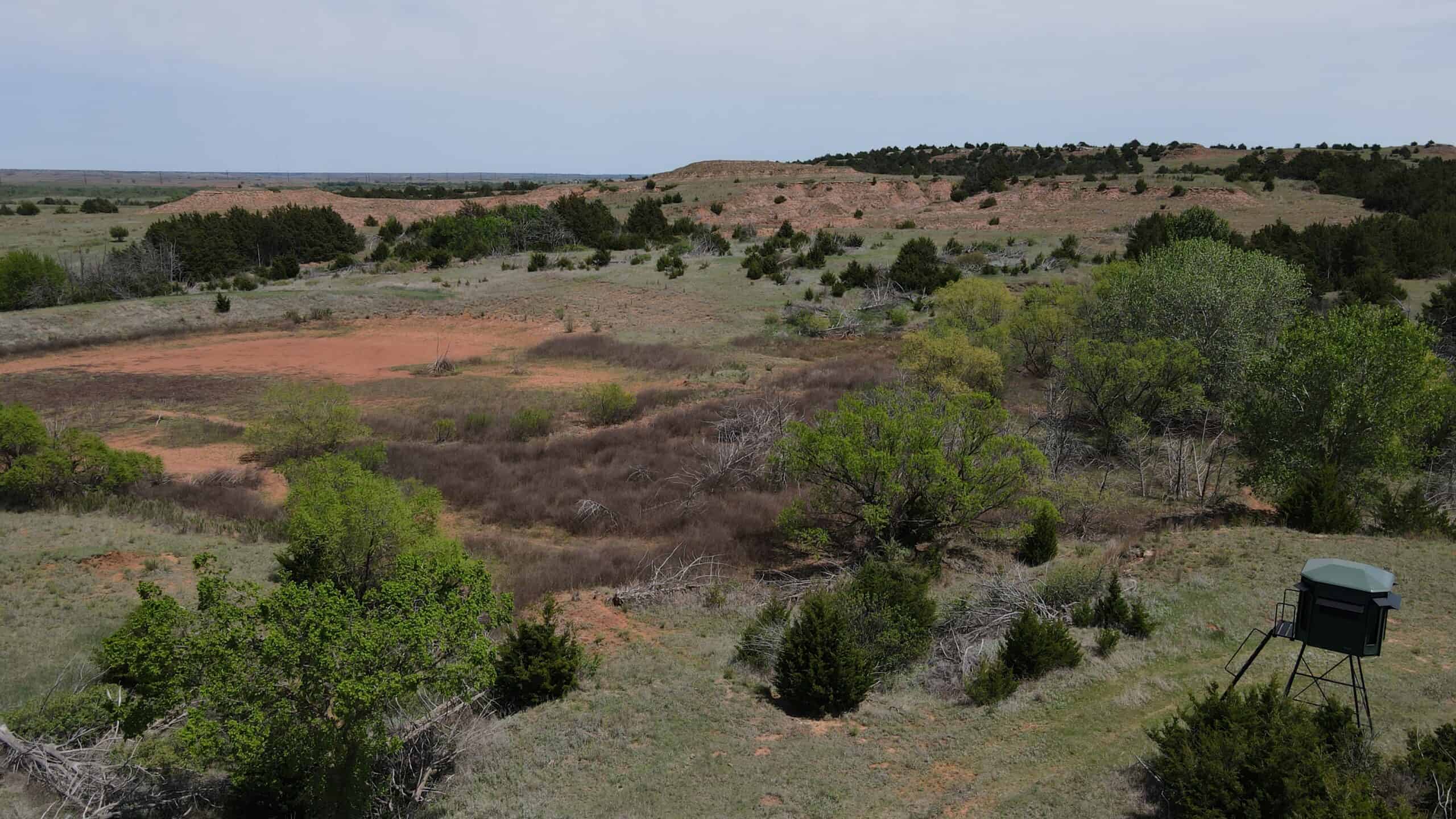 315± Acres | Barber County, KS | Trophy Whitetail Hunting | Red Hills Views
