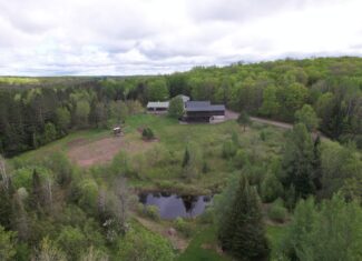 Country Home with Acreage for Sale in Butternut, Wisconsin