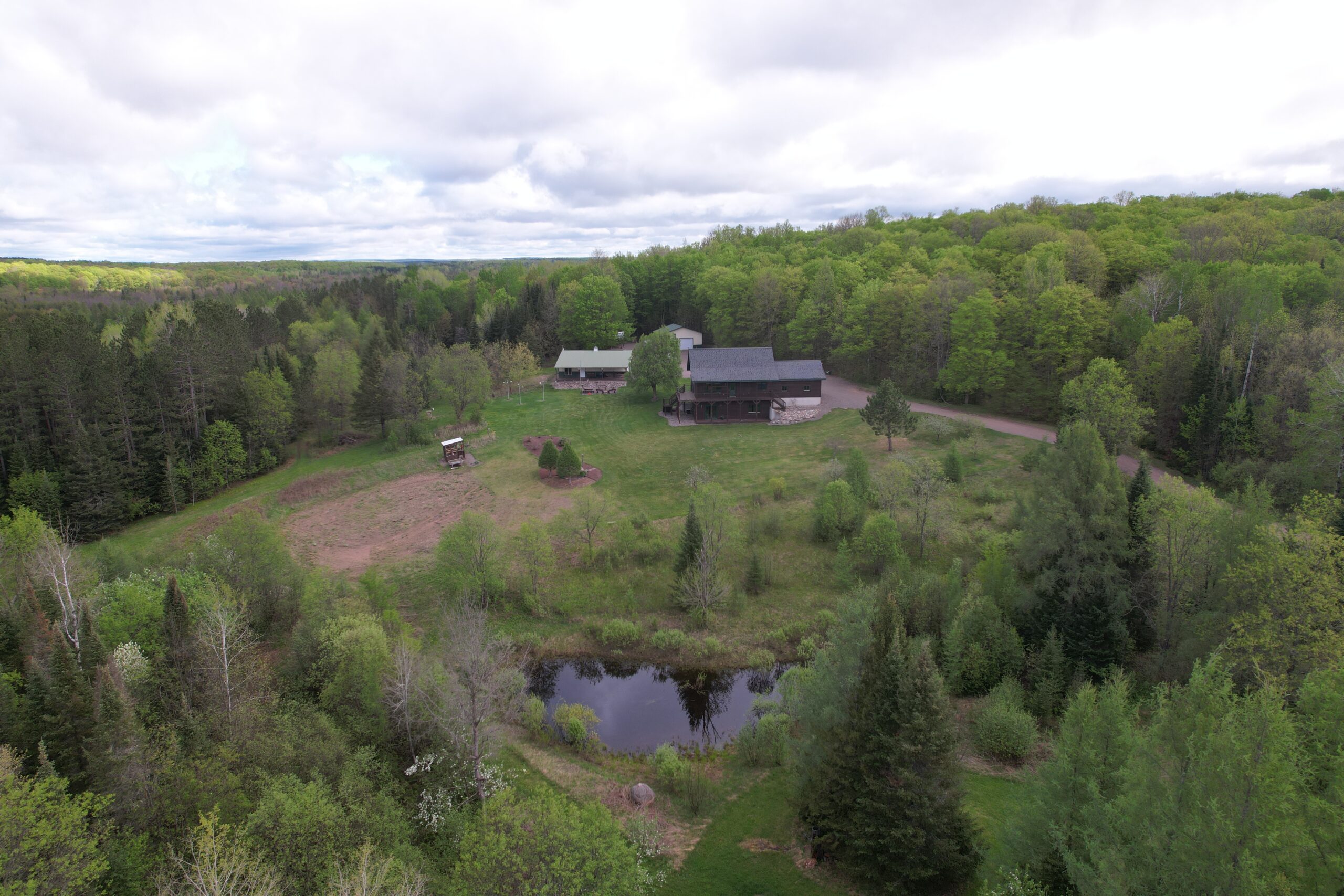 Country Home with Acreage for Sale in Butternut, Wisconsin