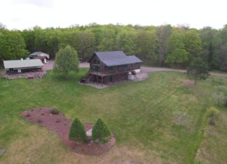 Country Home with Acreage for Sale in Butternut, Wisconsin