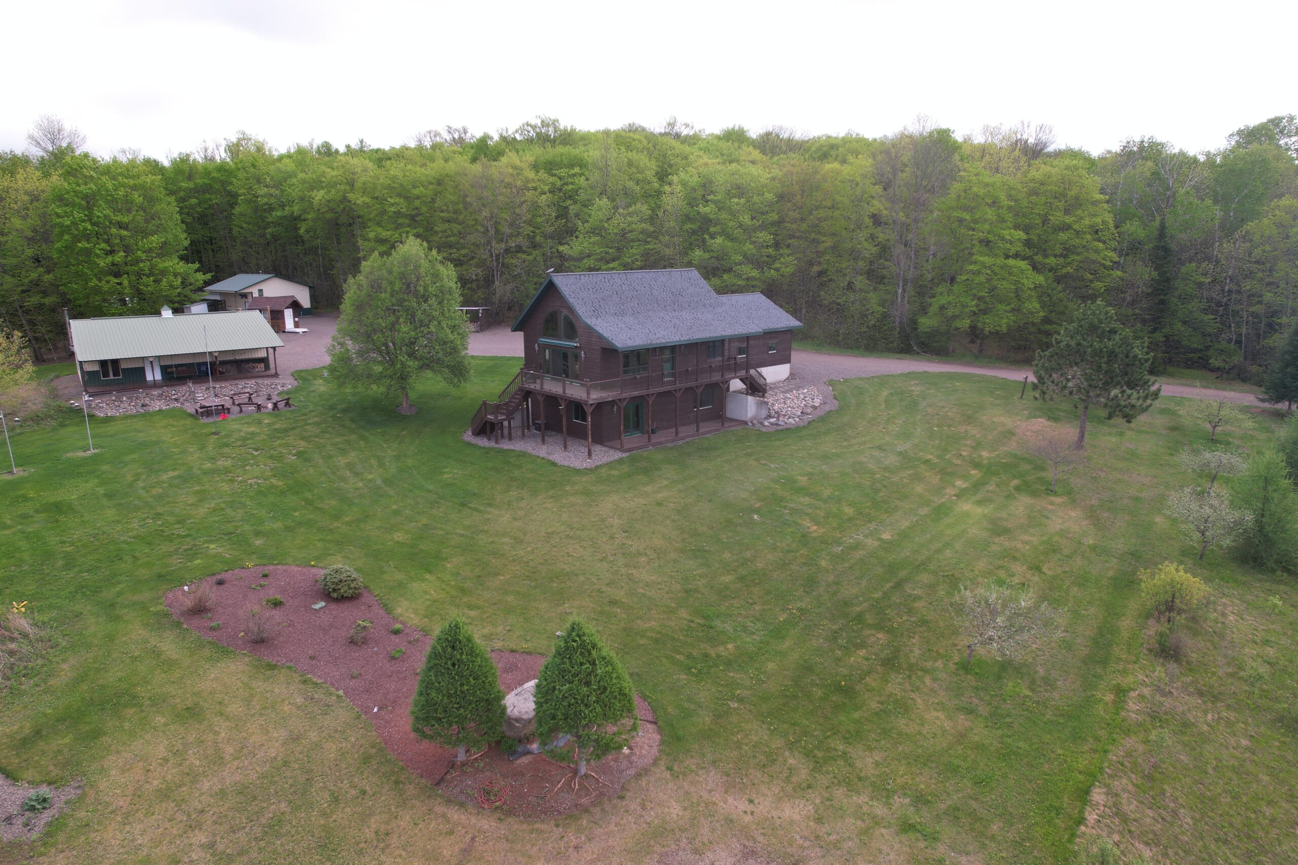 Country Home with Acreage for Sale in Butternut, Wisconsin