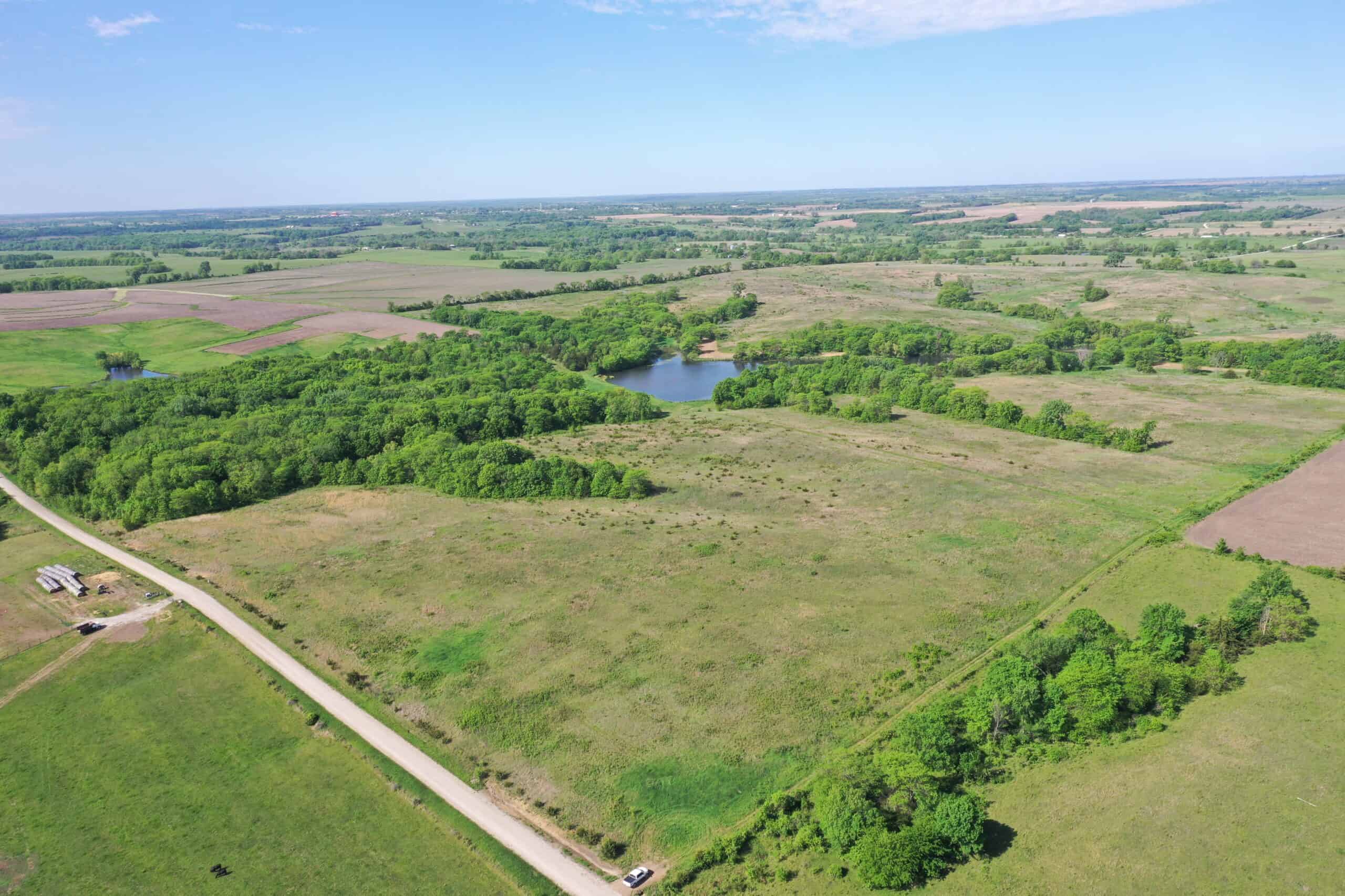 140 Acres m/l with CRP Income, Lake, and Prime Hunting