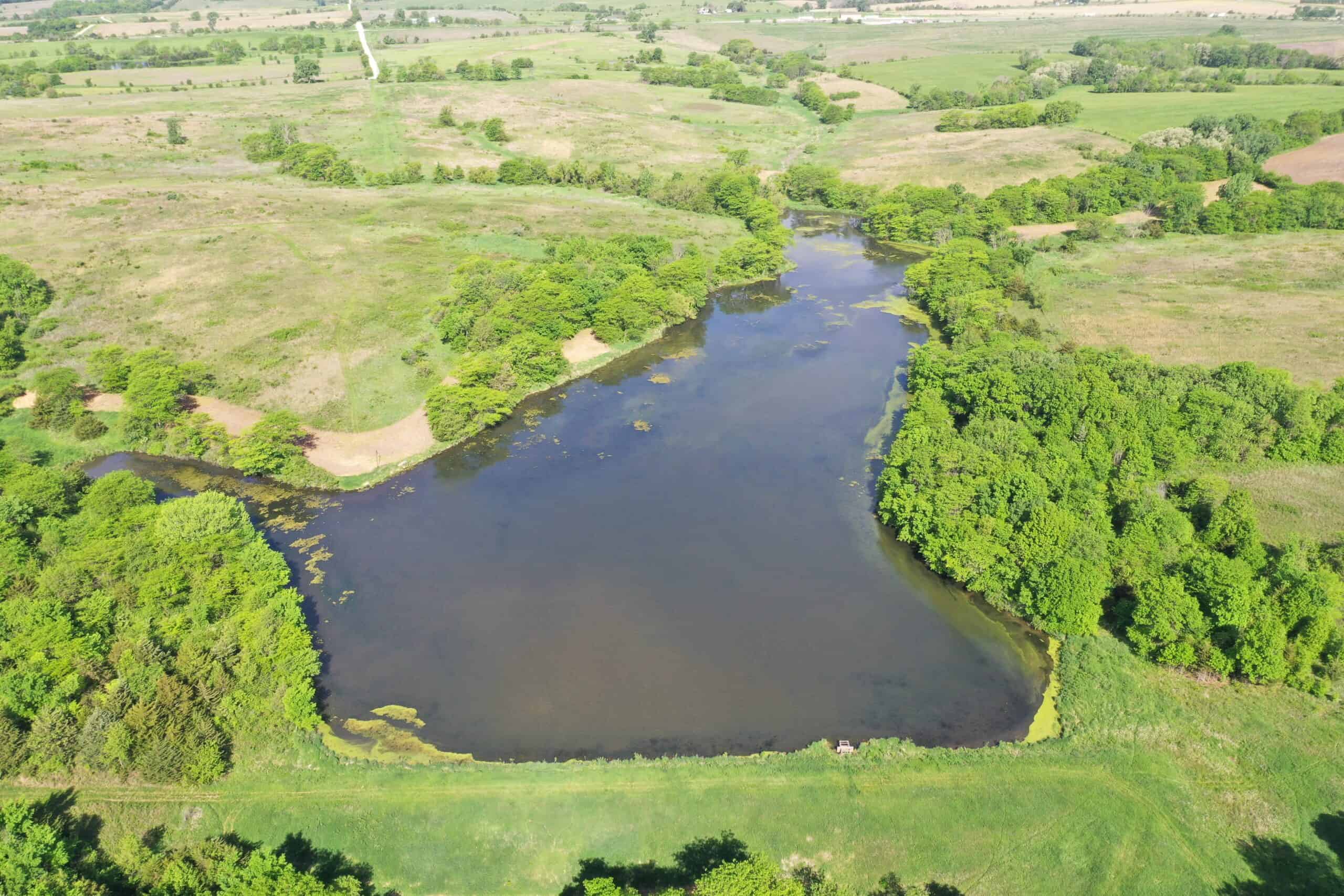 140 Acres m/l with CRP Income, Lake, and Prime Hunting