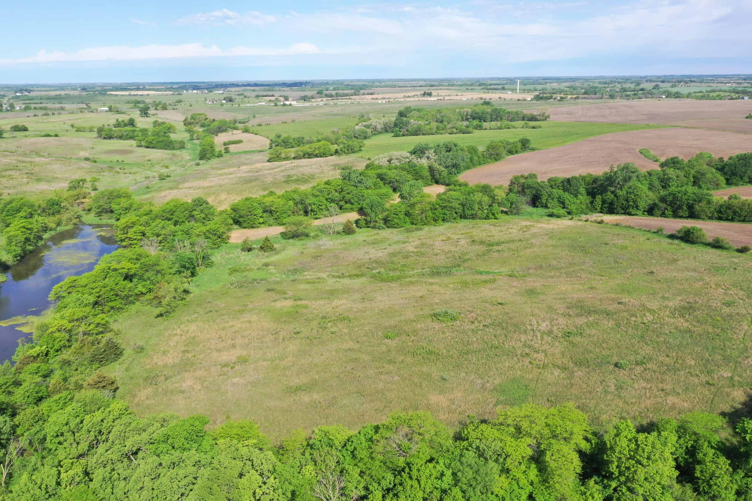 140 Acres m/l with CRP Income, Lake, and Prime Hunting