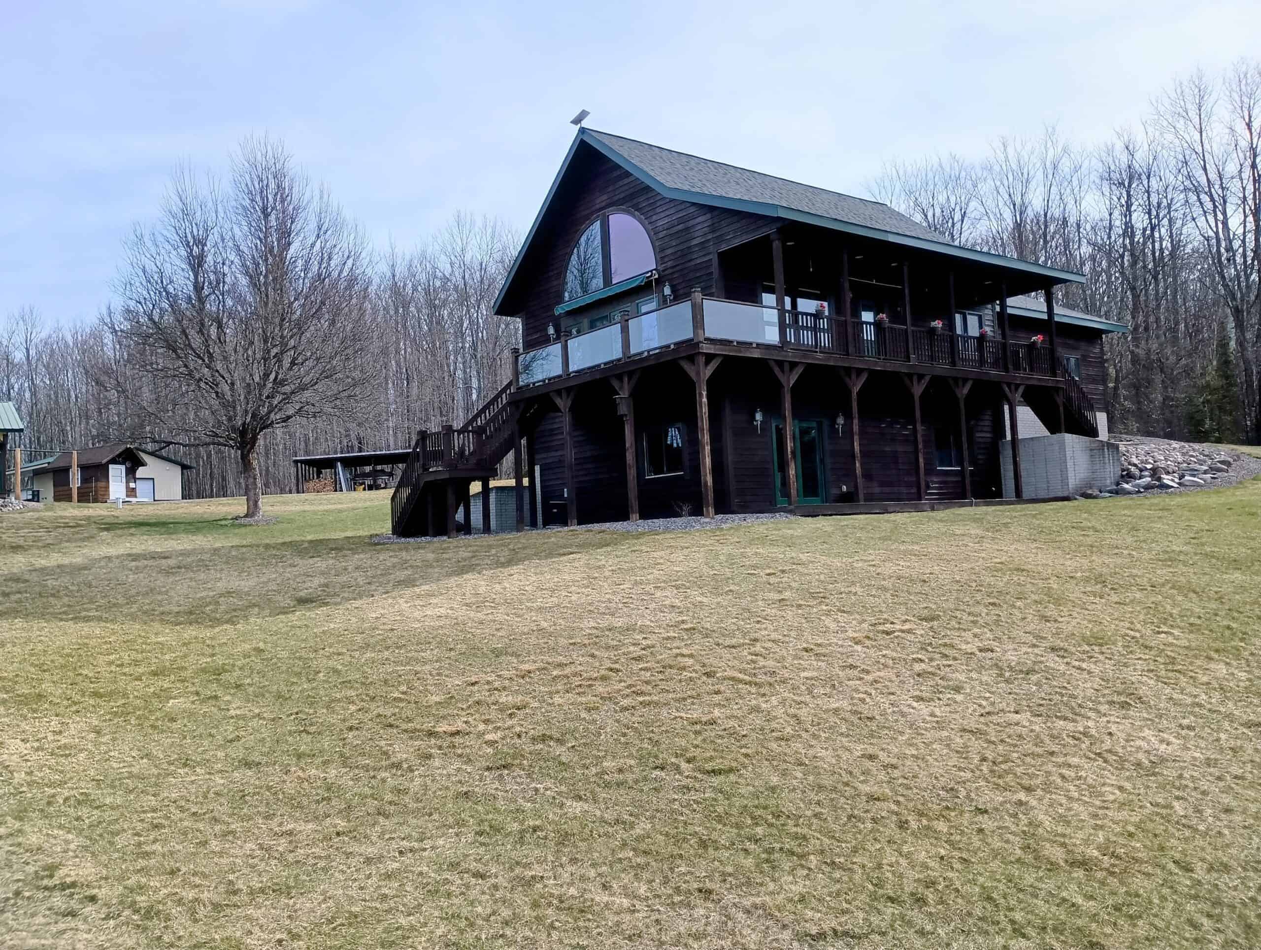 Country Home with Acreage for Sale in Butternut, Wisconsin