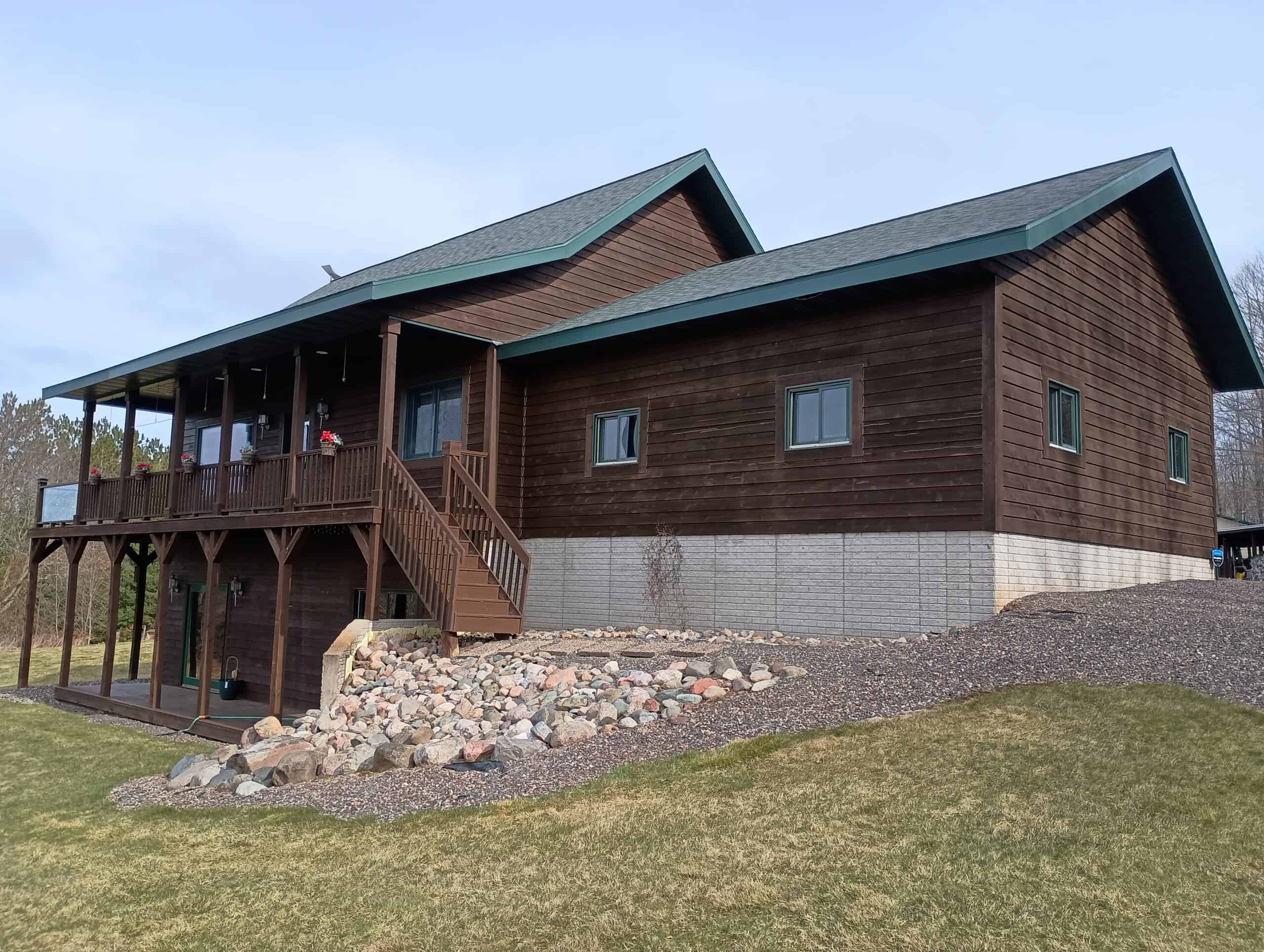 Country Home with Acreage for Sale in Butternut, Wisconsin