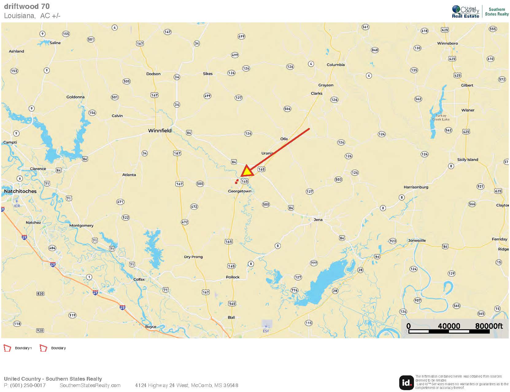 70 Acre Hunting Property with Camp Spot and Utilities