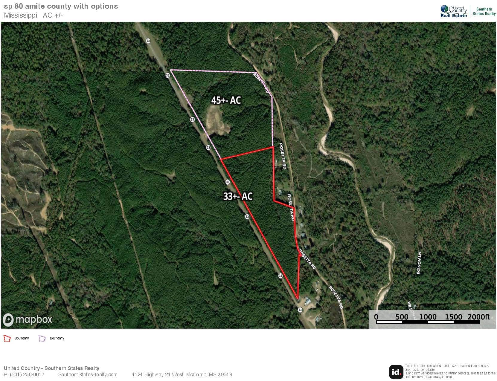 Hunting Property Homochitto Nat’l Forest Wilkinson Co MS