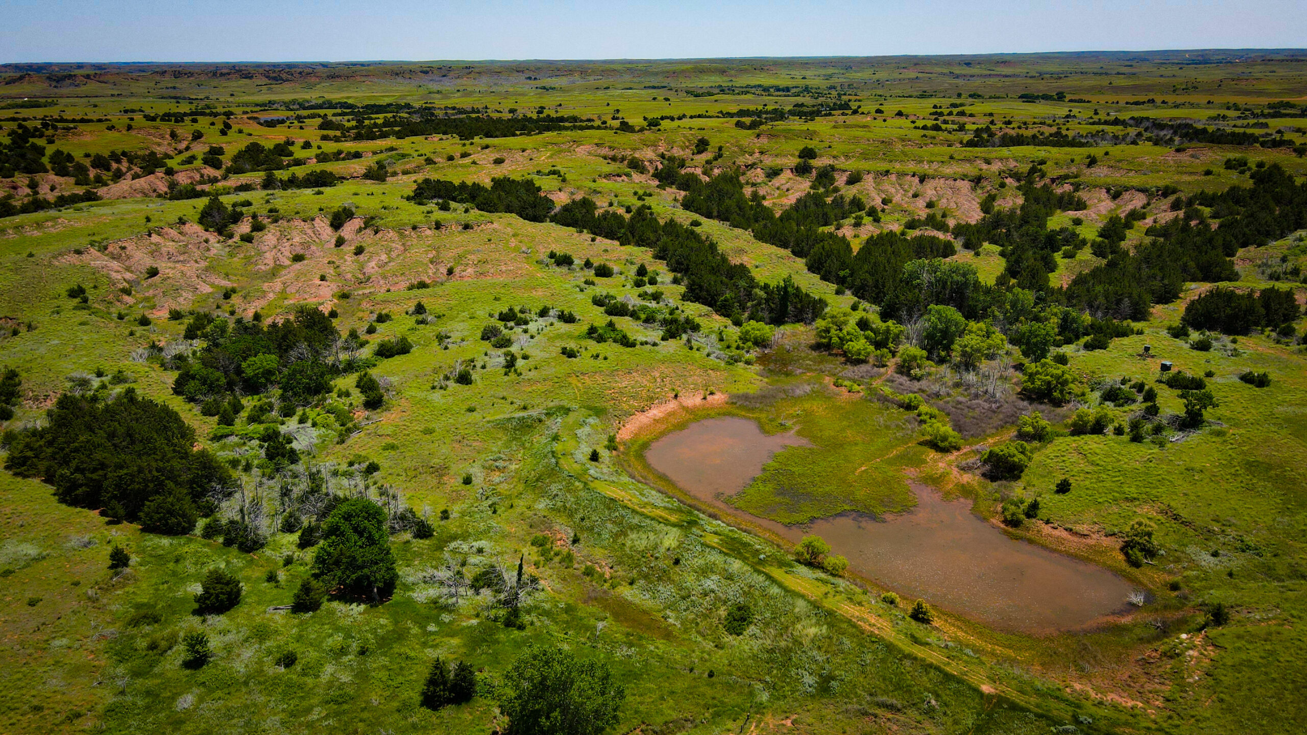 315± Acres | Barber County, KS | Trophy Whitetail Hunting | Red Hills Views