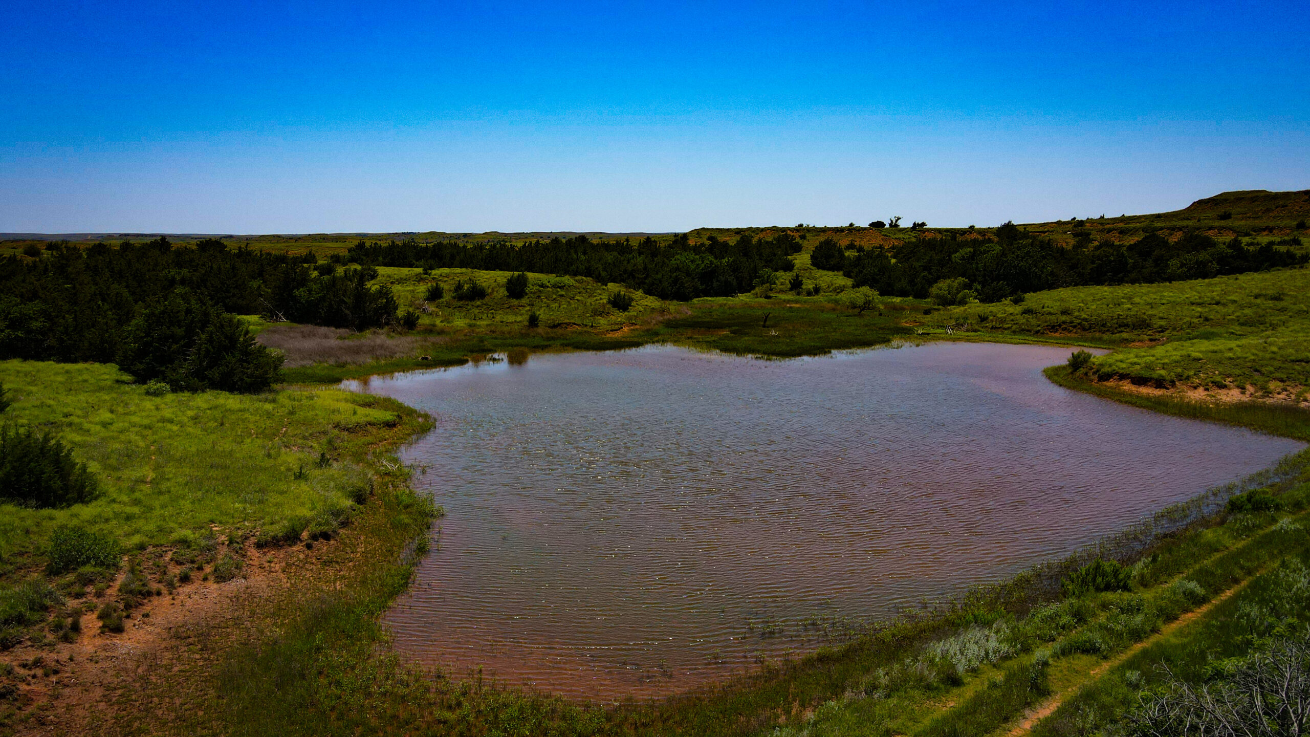 315± Acres | Barber County, KS | Trophy Whitetail Hunting | Red Hills Views