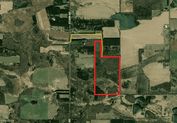 Secluded 66-Acre Hunting Paradise Portage, WI