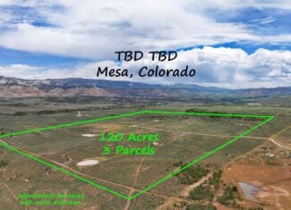 Vacant land parcels on the western slope of Colorado
