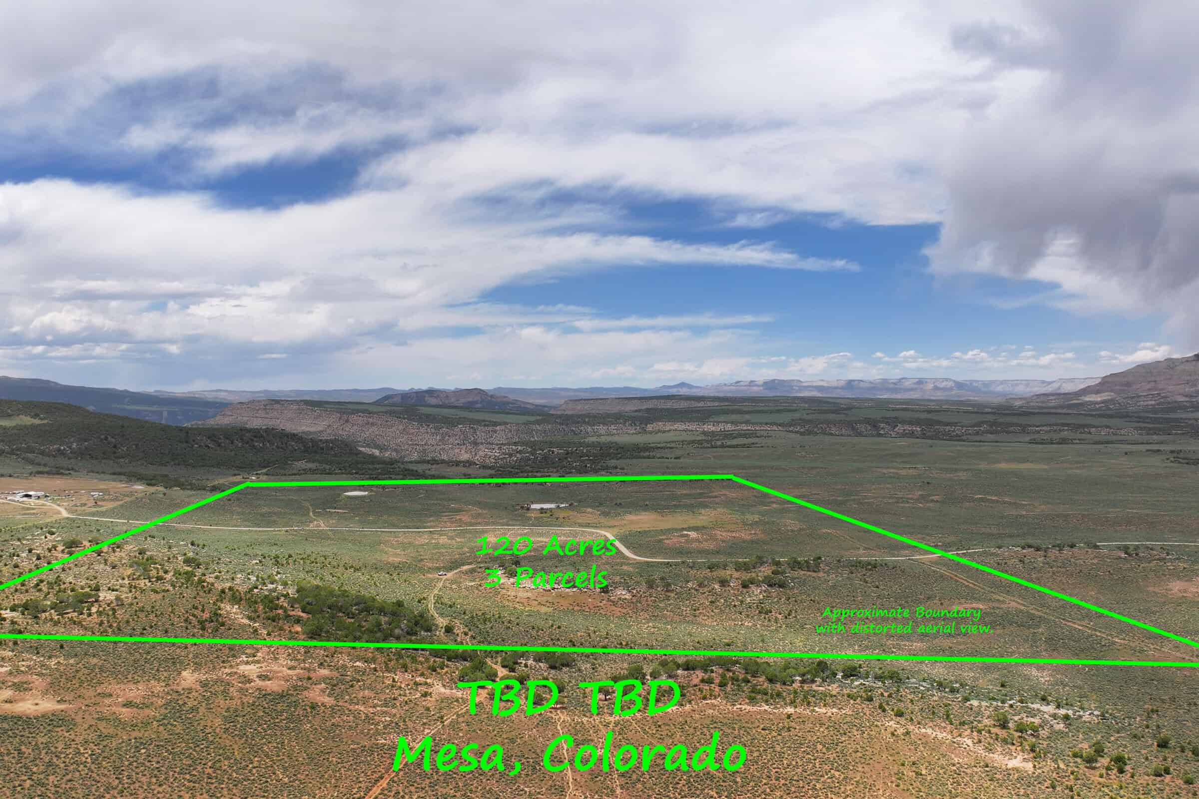Vacant land parcels on the western slope of Colorado
