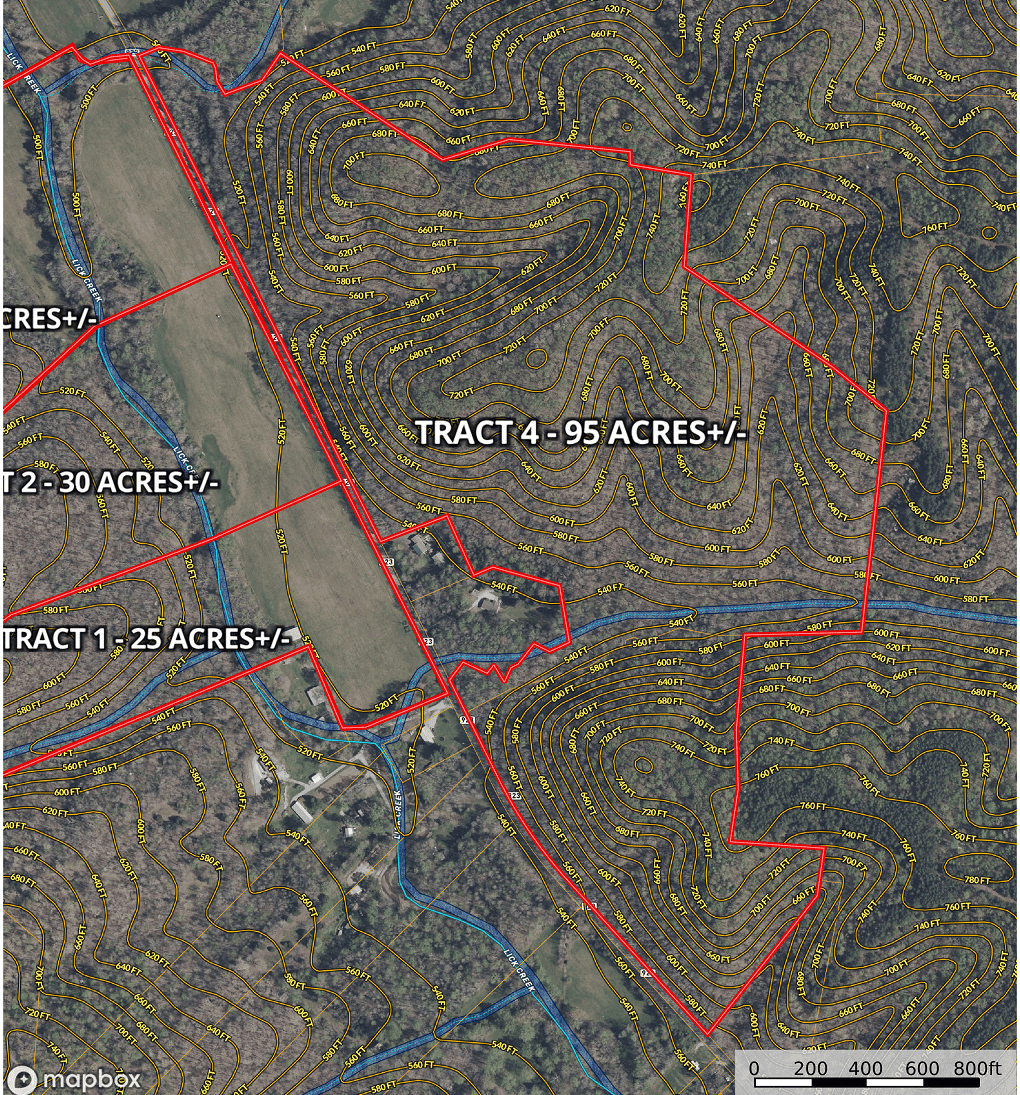 LAND FOR SALE IN TN, 95 AC+/-, CREEKS, HARDWOODS, HUNTING