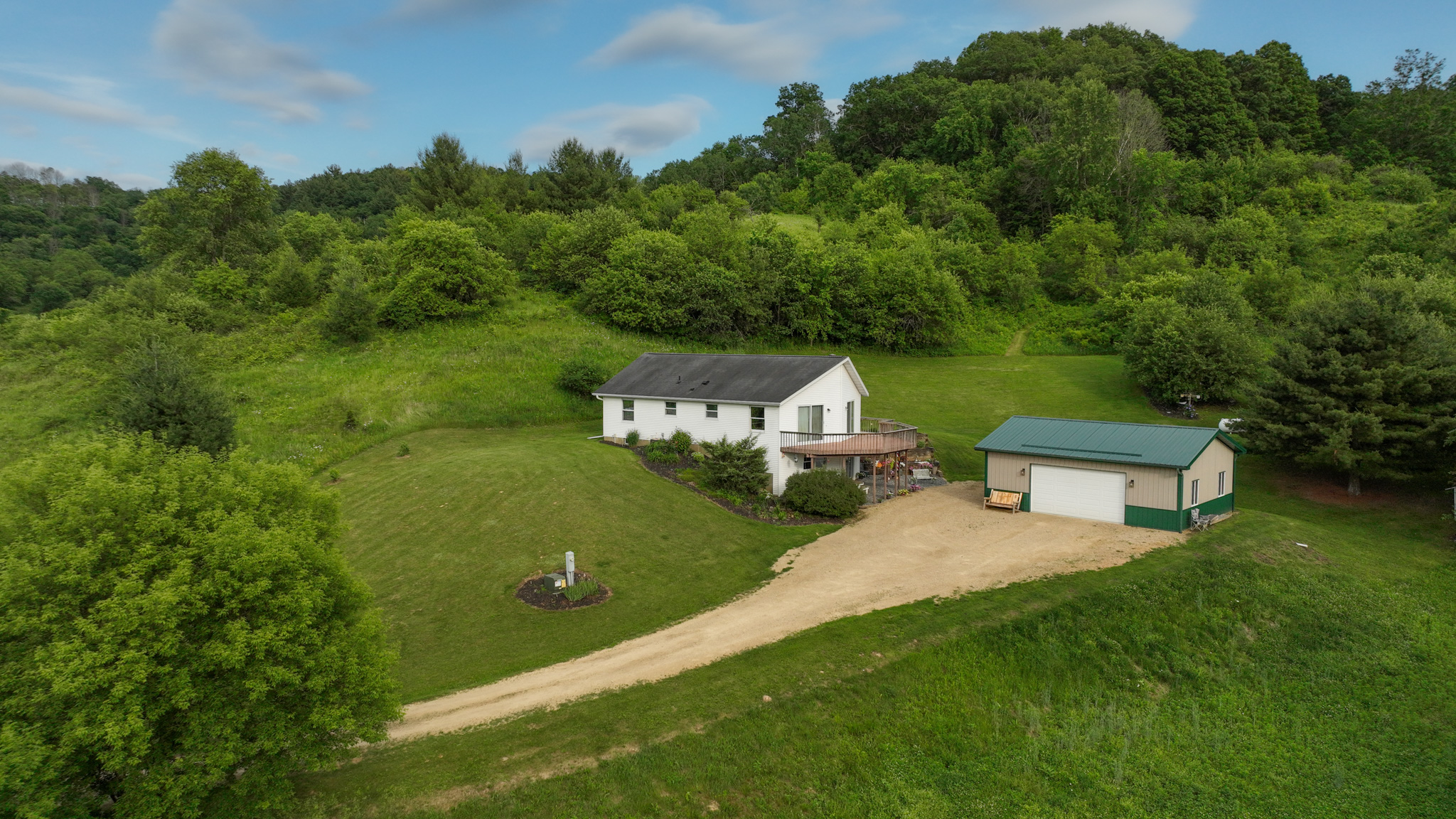 Scenic Country Home & Recreational Paradise Near Wildcat Mountain State Park – 21.78 Acres in Vernon County, WI