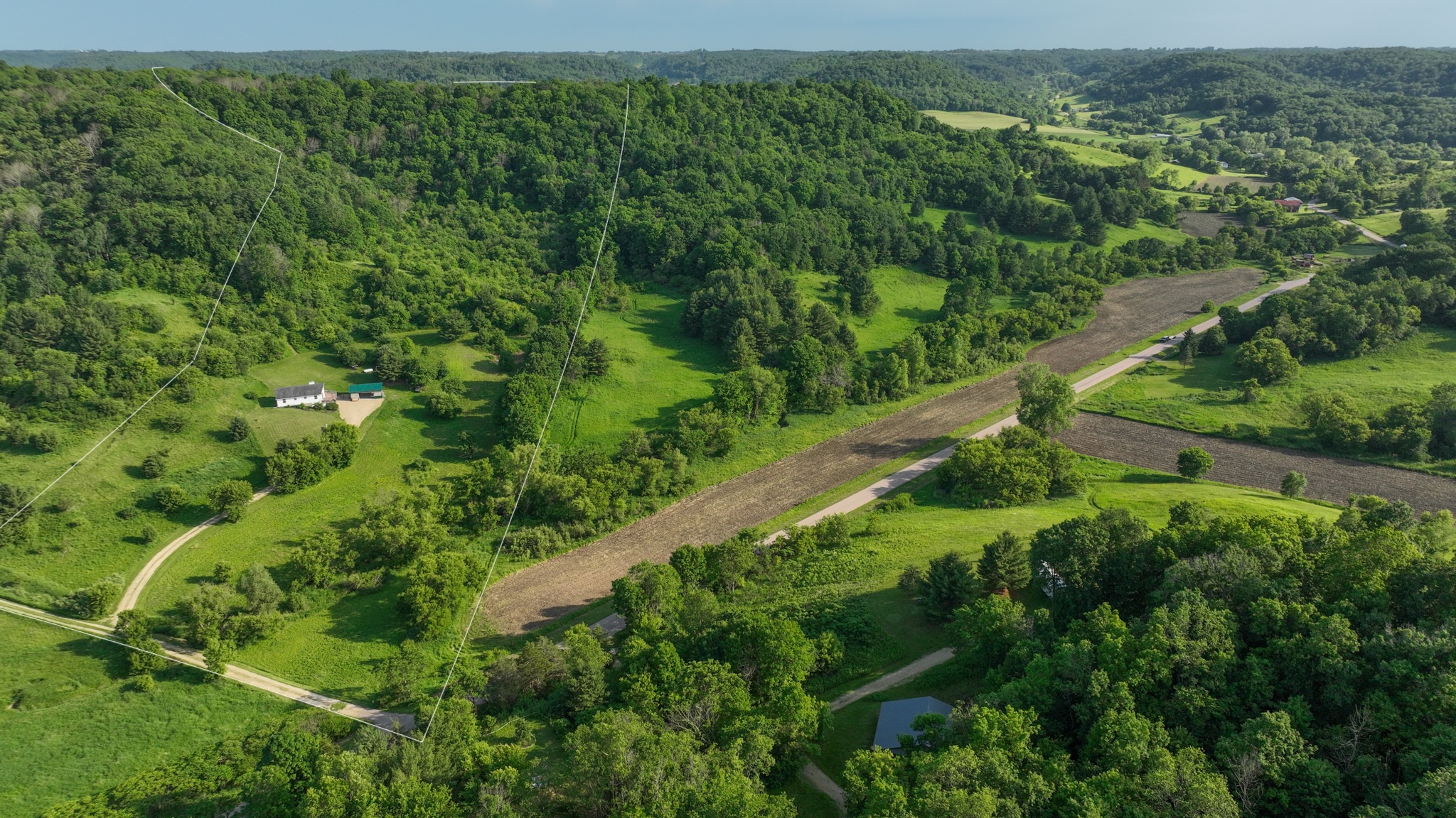 Scenic Country Home & Recreational Paradise Near Wildcat Mountain State Park – 21.78 Acres in Vernon County, WI