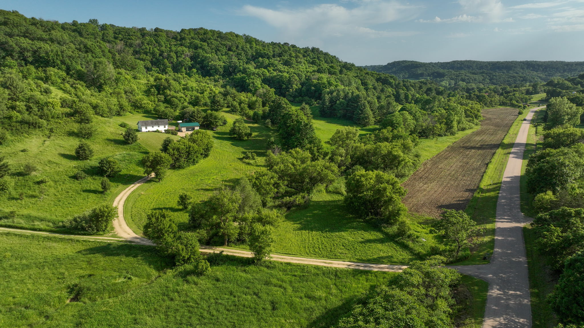Scenic Country Home & Recreational Paradise Near Wildcat Mountain State Park – 21.78 Acres in Vernon County, WI