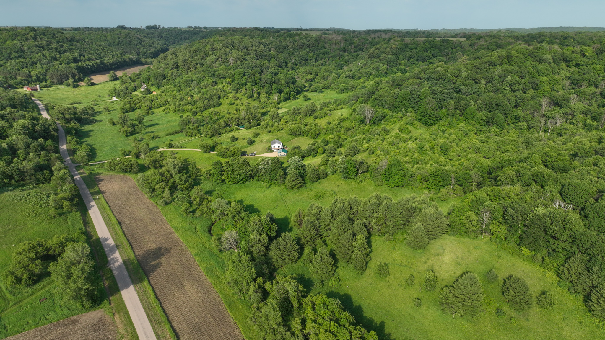 Scenic Country Home & Recreational Paradise Near Wildcat Mountain State Park – 21.78 Acres in Vernon County, WI