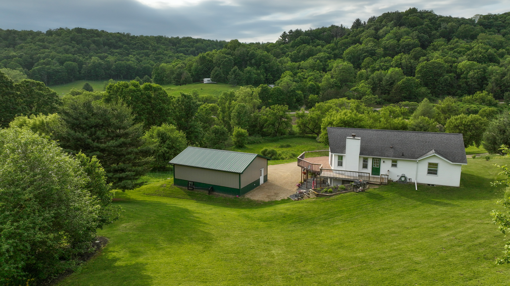 Scenic Country Home & Recreational Paradise Near Wildcat Mountain State Park – 21.78 Acres in Vernon County, WI