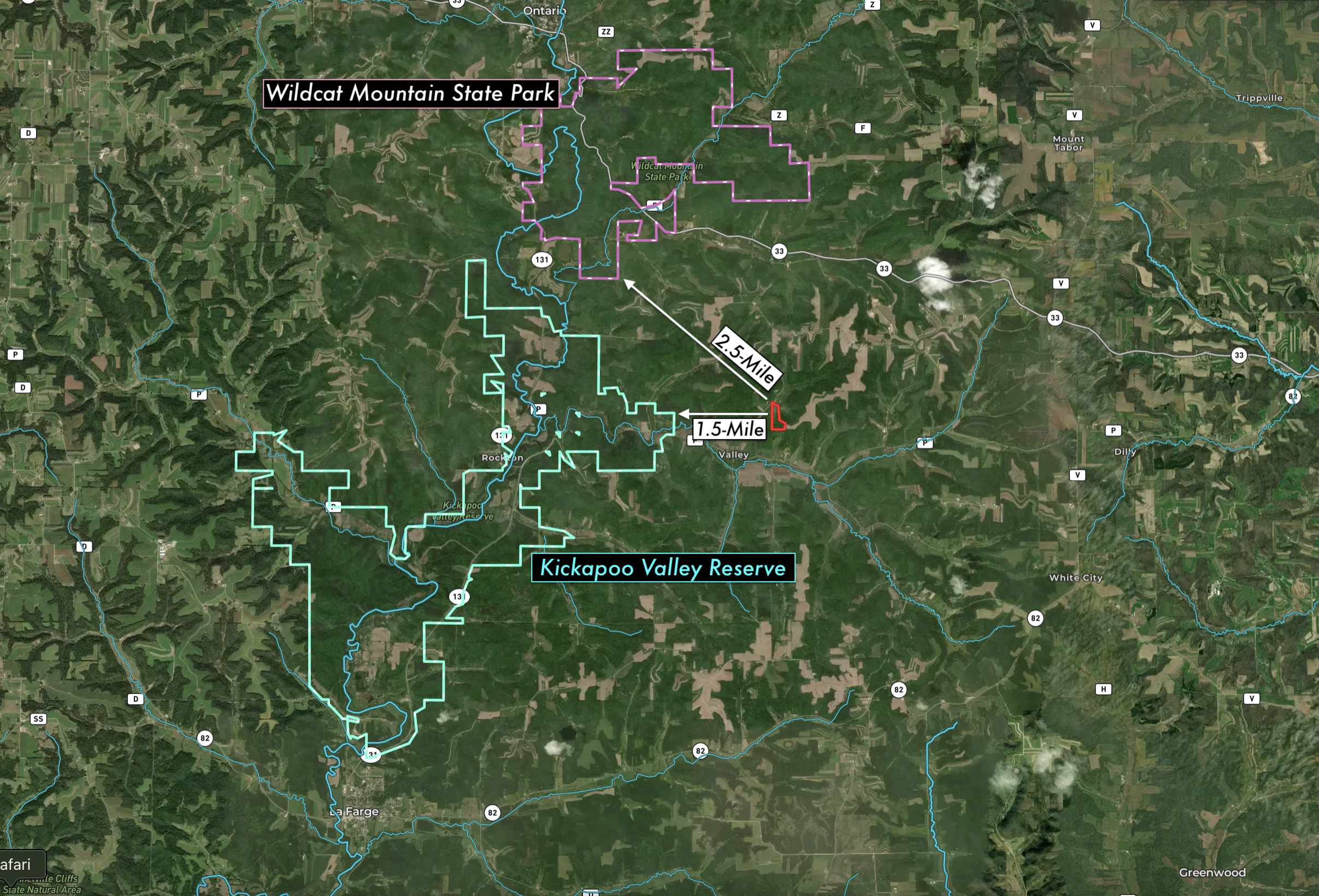 Scenic Country Home & Recreational Paradise Near Wildcat Mountain State Park – 21.78 Acres in Vernon County, WI