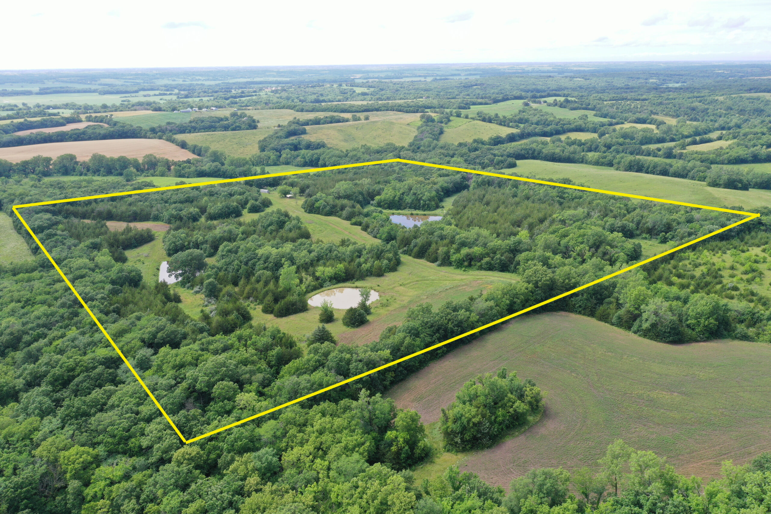 40-Acre Hunting & Fishing Retreat – Northern Mercer County, MO