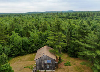 Off-Grid Maine Cabin for Sale | 26 Acres with Stream Frontage