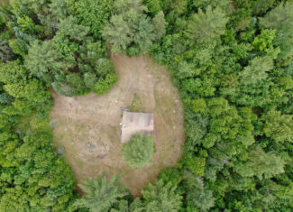 Off-Grid Maine Cabin for Sale | 26 Acres with Stream Frontage
