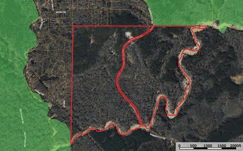 345 Acres with Camp, Creek bordering National Forest in SWMS