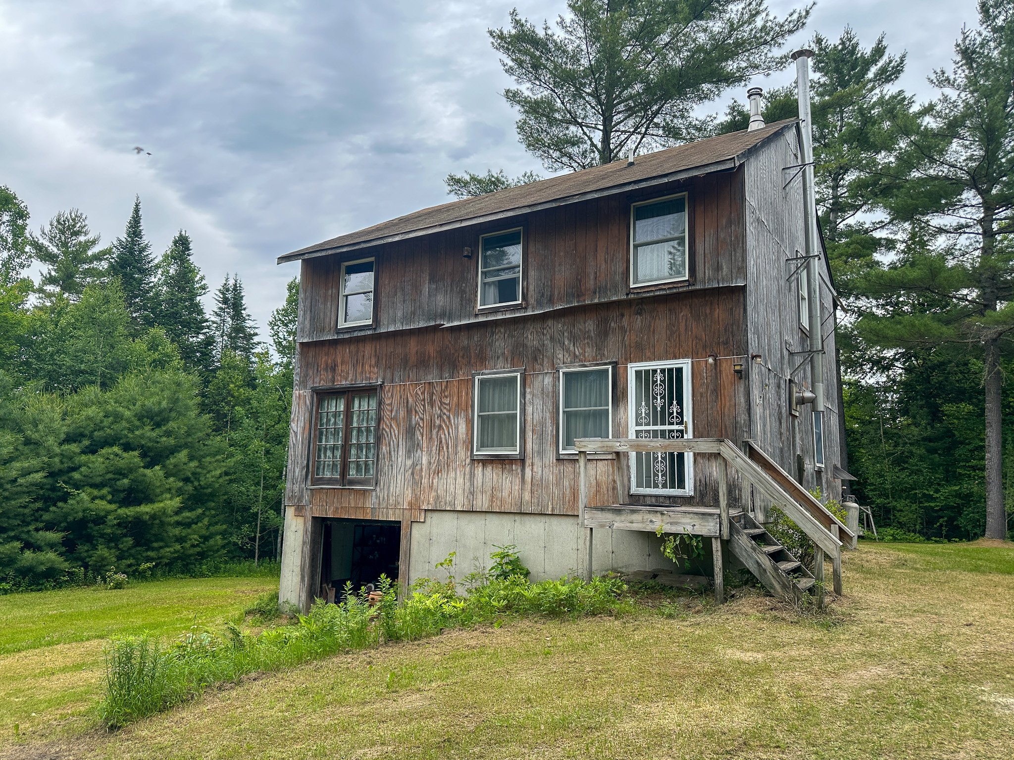 Off-Grid Maine Cabin for Sale | 26 Acres with Stream Frontage