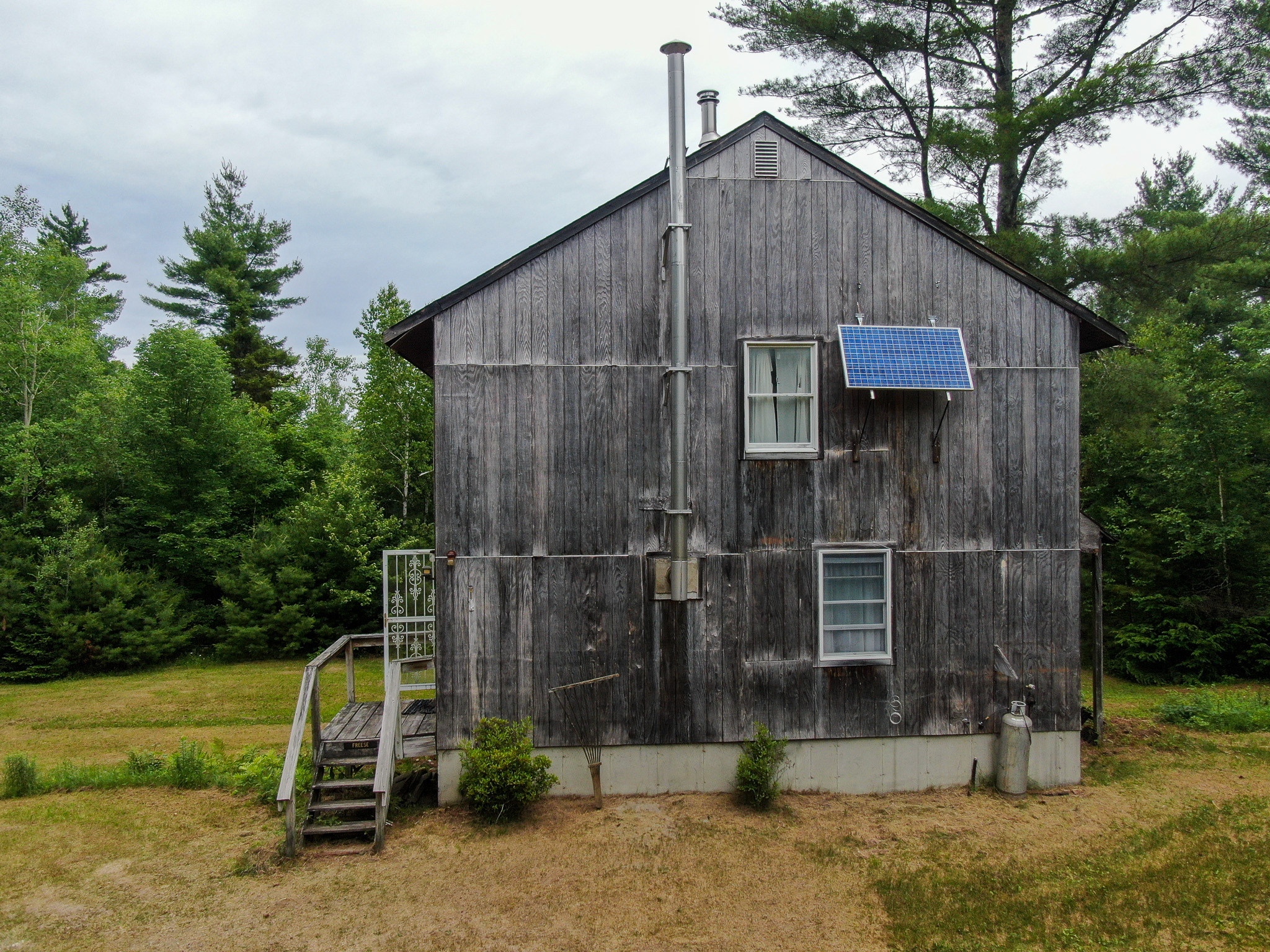 Off-Grid Maine Cabin for Sale | 26 Acres with Stream Frontage