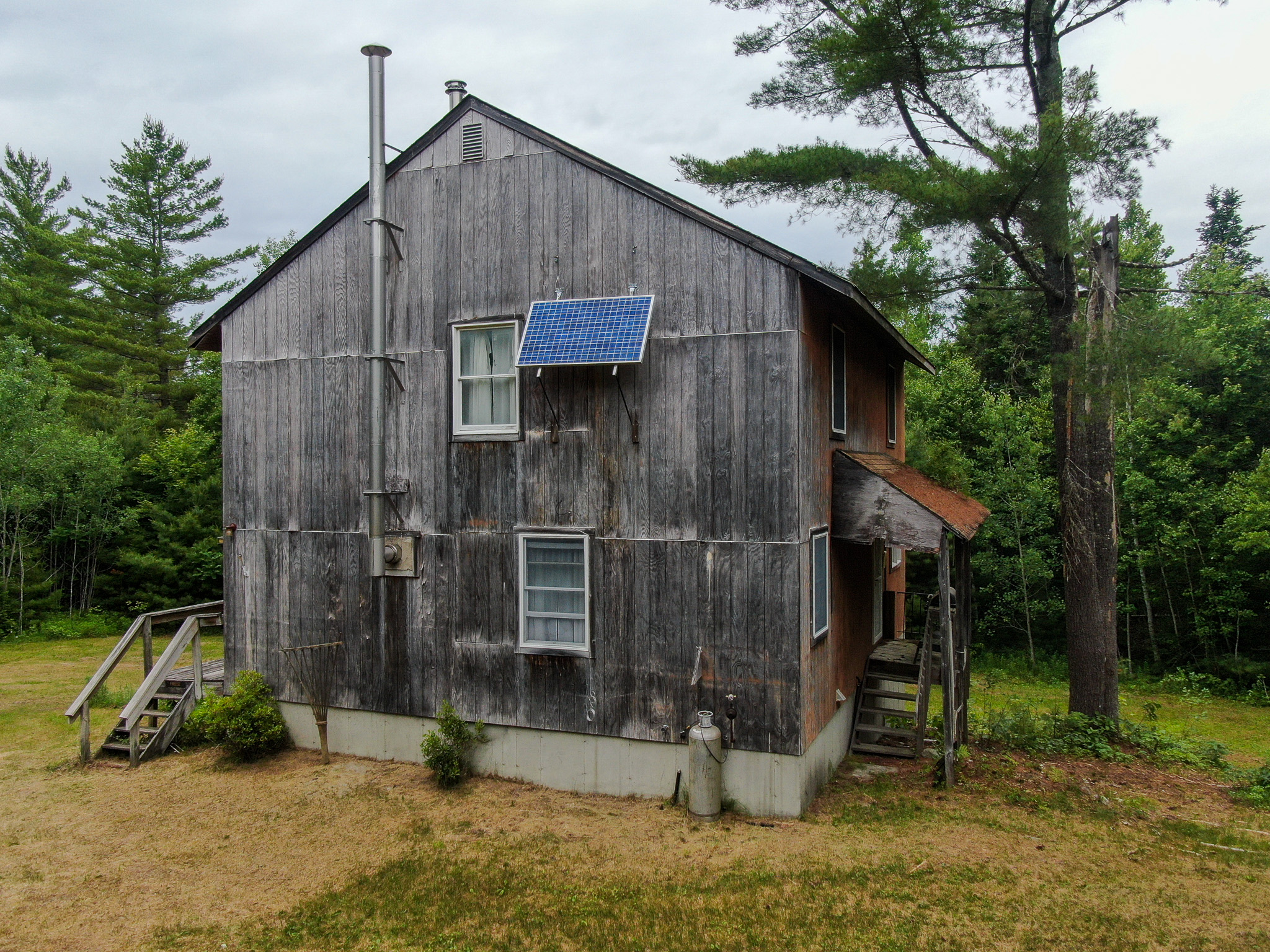 Off-Grid Maine Cabin for Sale | 26 Acres with Stream Frontage
