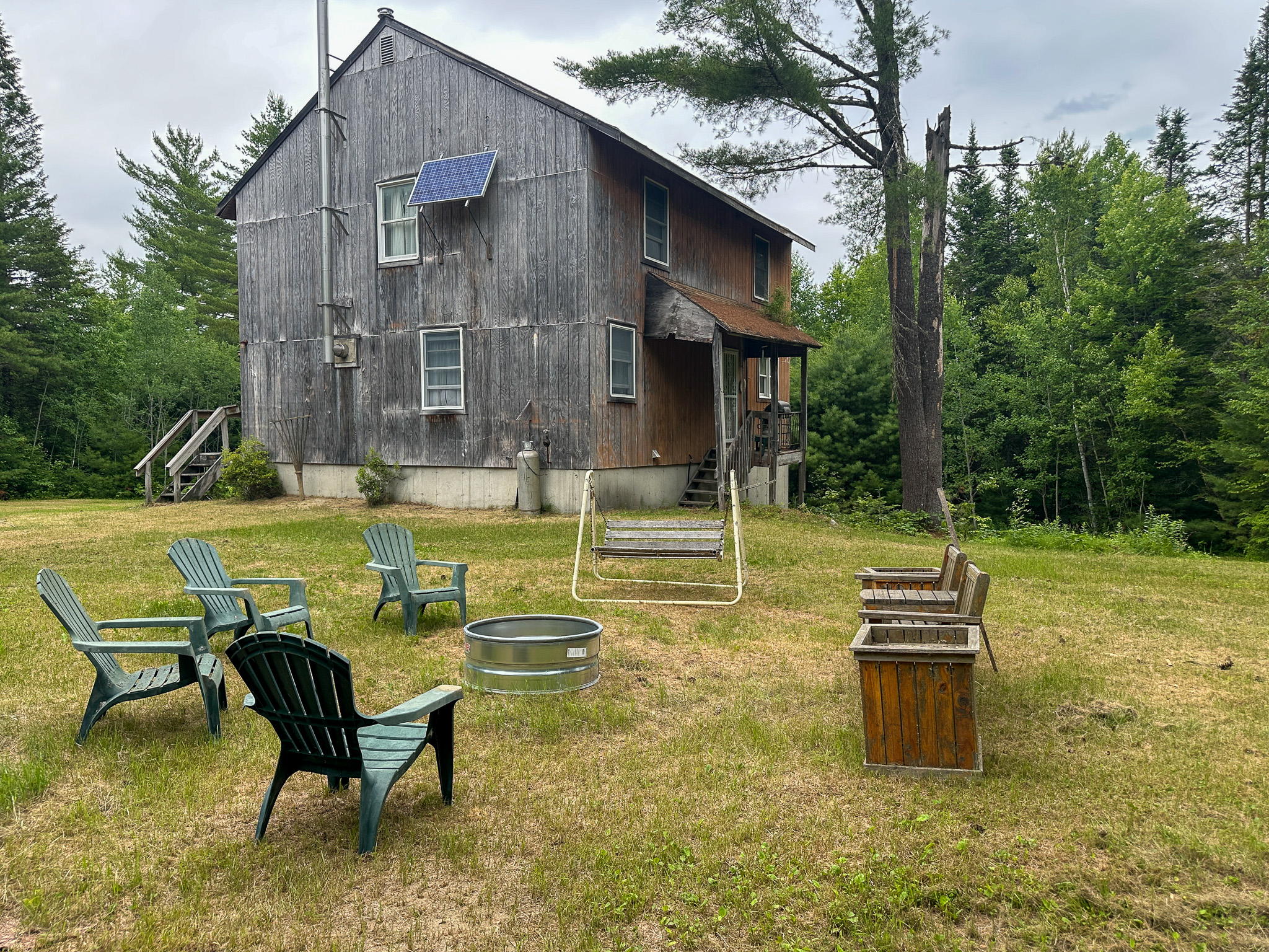 Off-Grid Maine Cabin for Sale | 26 Acres with Stream Frontage