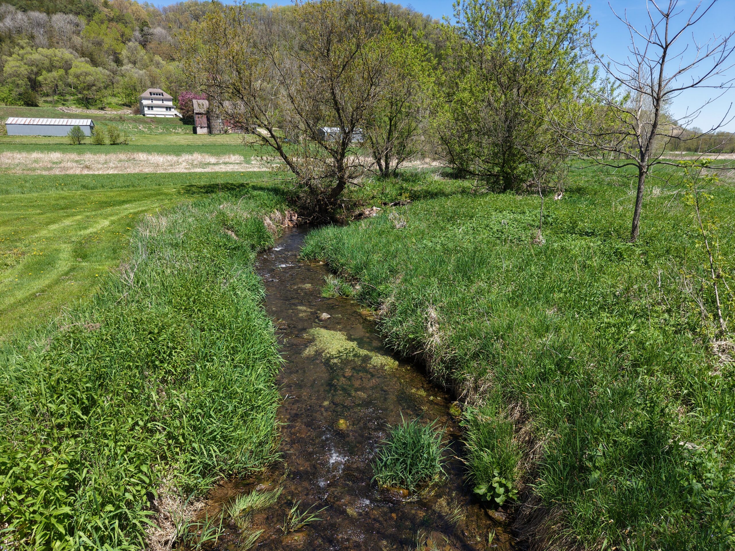 Country Home 100 Acres 1/4 Mile of Trout Stream In the Driftless Region