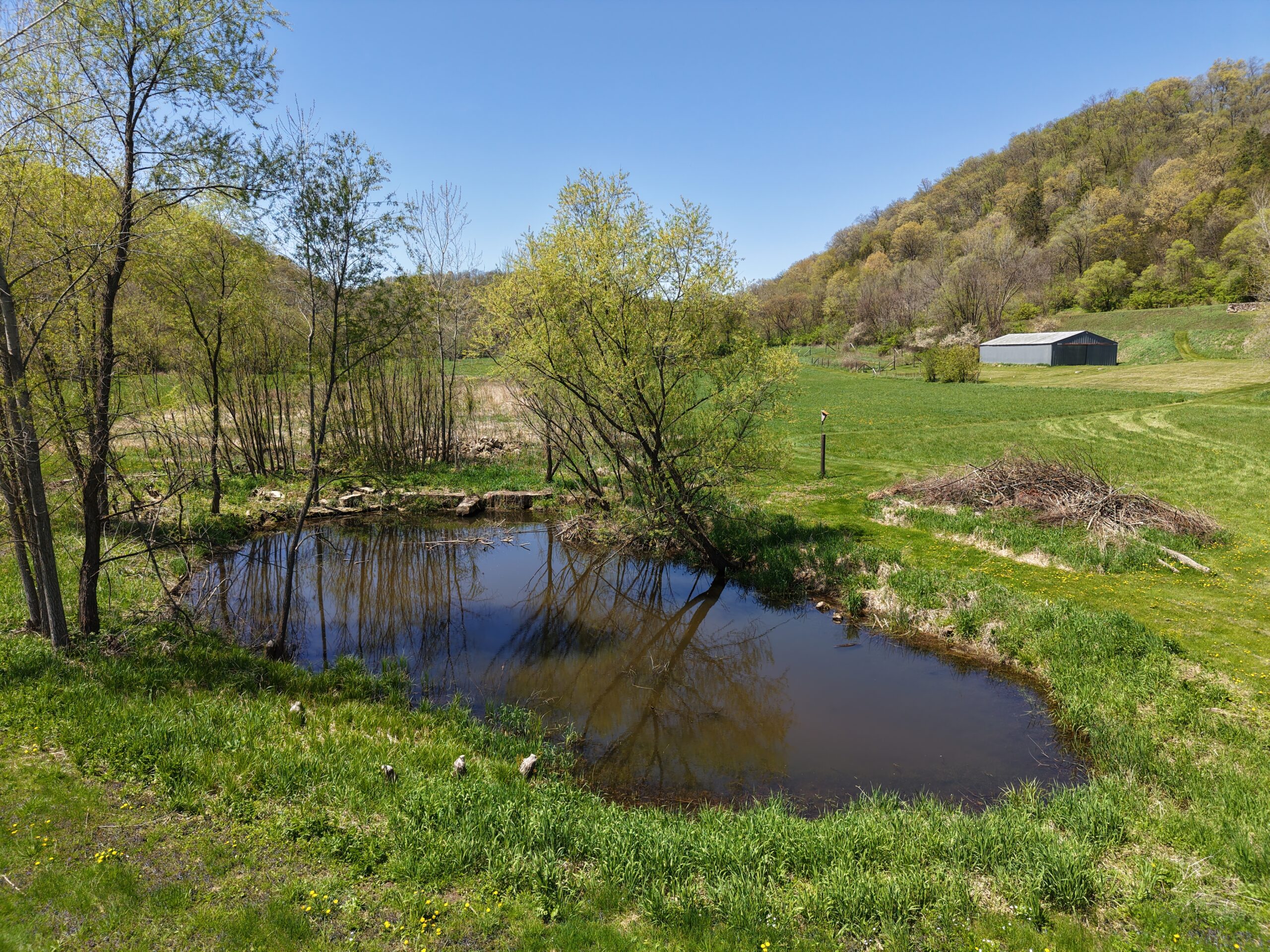 Country Home 100 Acres 1/4 Mile of Trout Stream In the Driftless Region