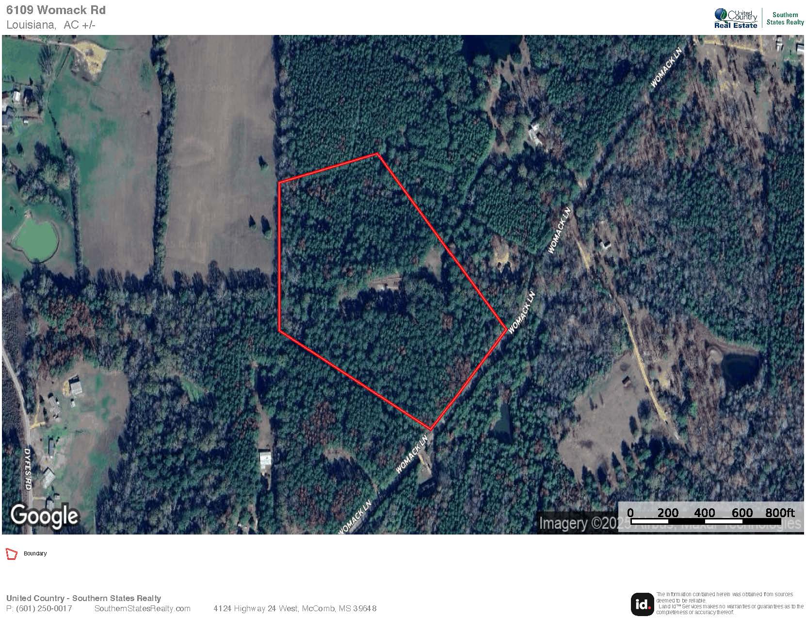 Brick Home for Sale in Amite County on 20 Acres of Land