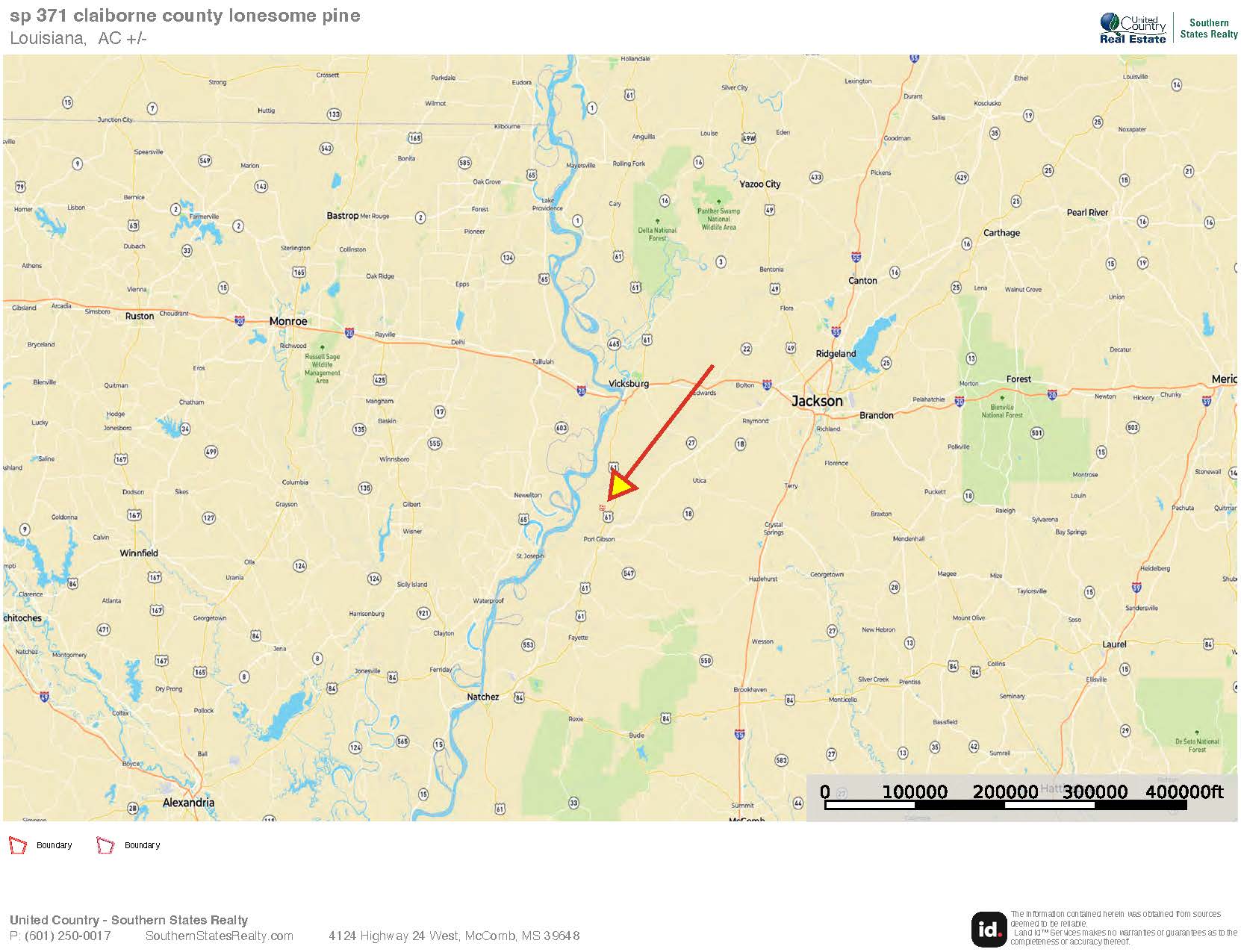 Hunting Land in Claiborne County, MS – Lonesome Pine