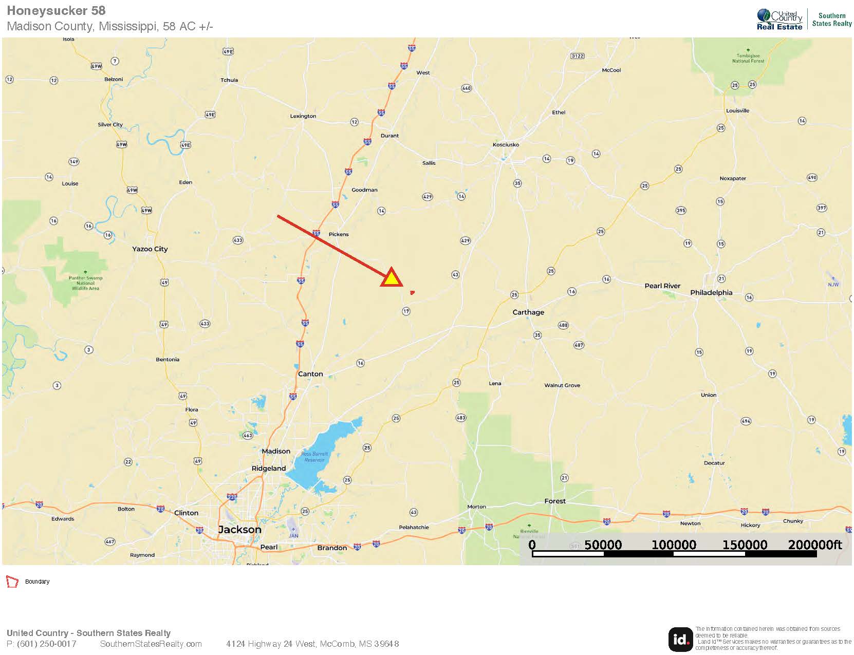 52 Acre Homesite Madison County Camden, MS
