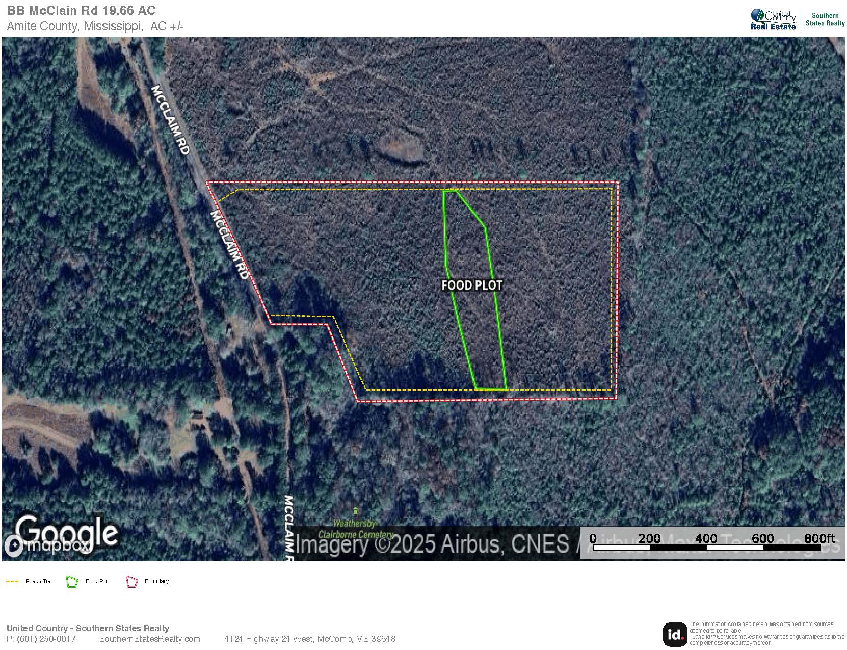 Small Hunting Tract FOR SALE in Amite County, MS