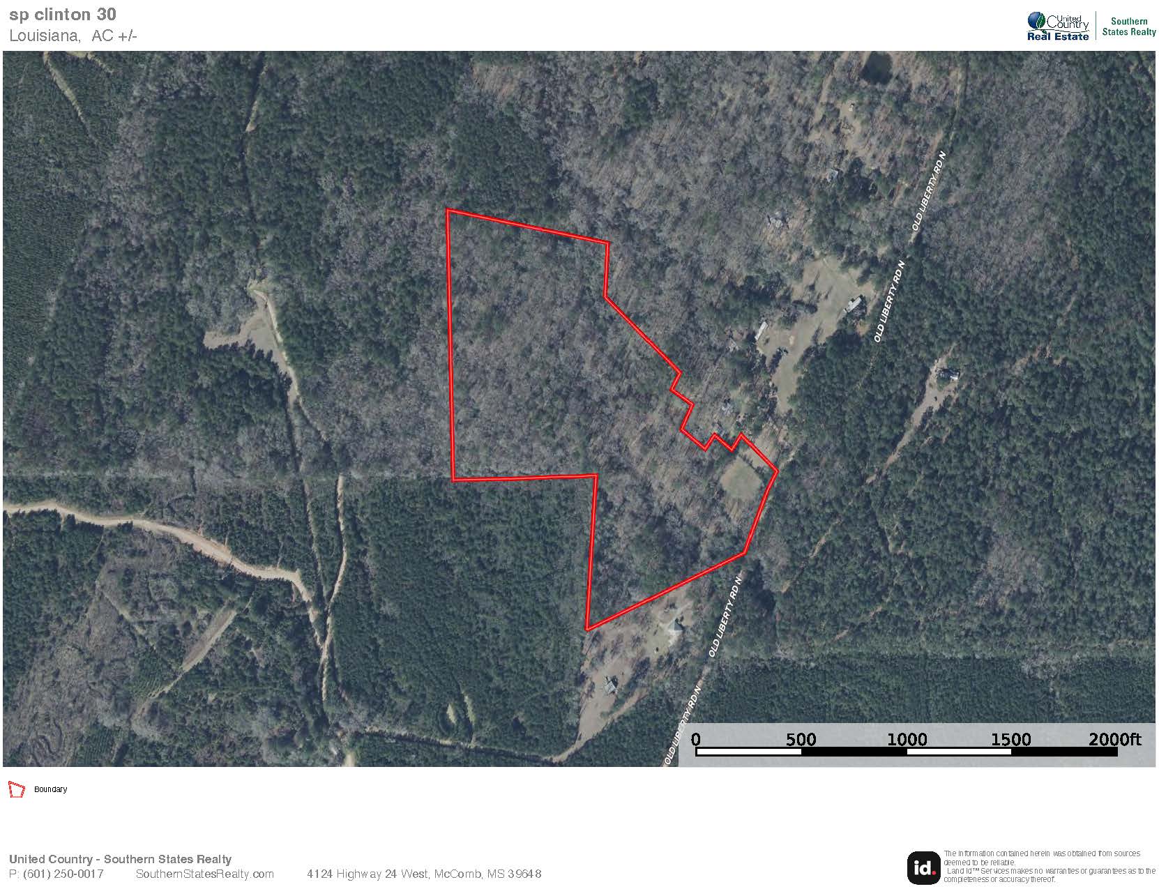 Clinton 30 Acres for Sale – Rural Land Near Baton Rouge, LA