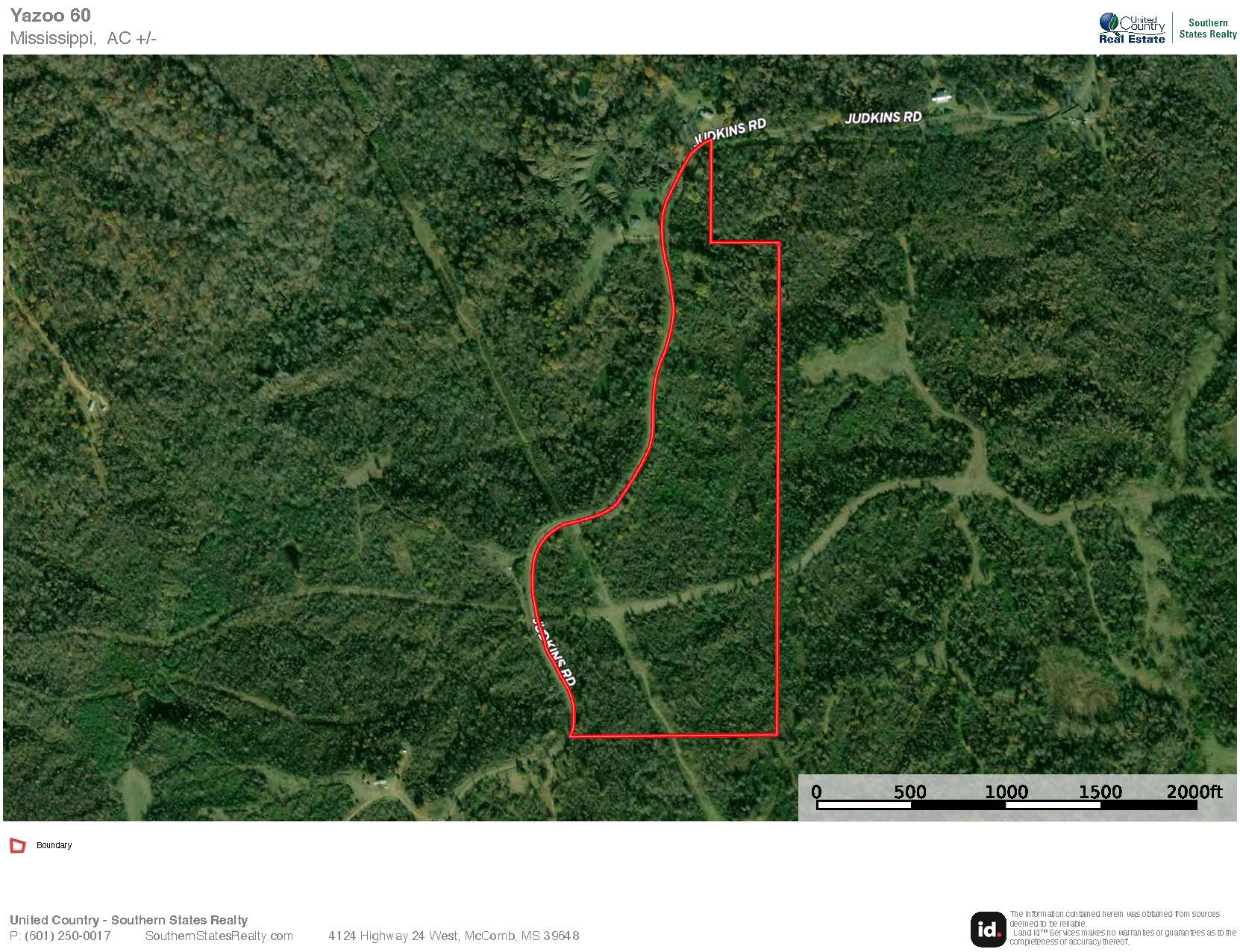 60 Acres For Sale In Yazoo County, MS