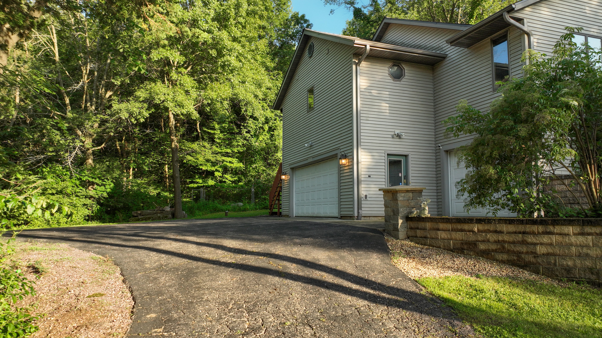 Country Home with Private Waterfall for Sale in Sauk County, Wisconsin