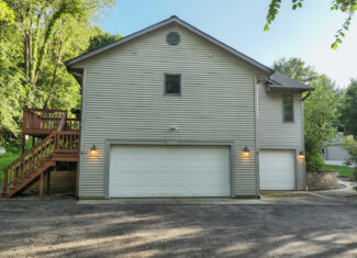 Country Home with Private Waterfall for Sale in Sauk County, Wisconsin